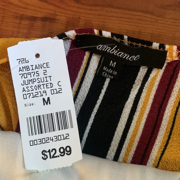 Striped Jumpsuit - Picture 5 of 6